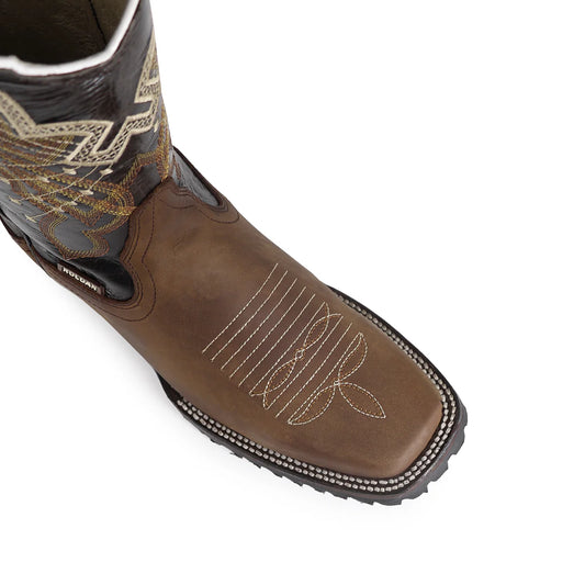 BOTA VAQUERA RODEO CRAZY SUELA TRUCK MIEL