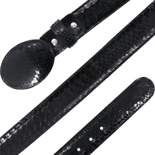 CINTURON VAQUERO PARA HOMBRE EN PIEL DE PITON