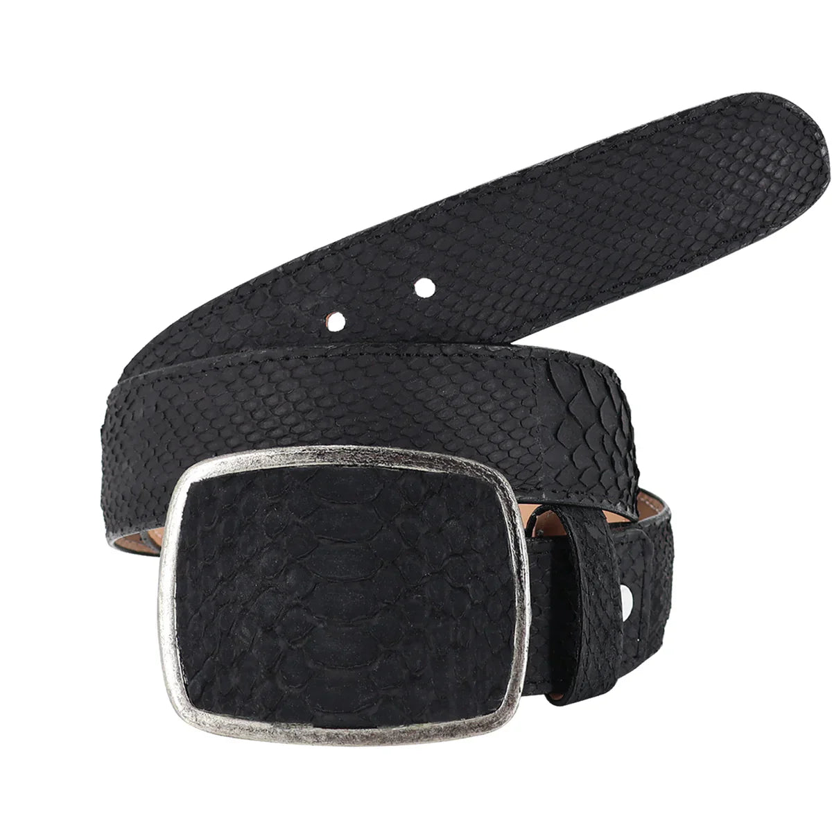 CINTURON HC PARA HOMBRE EN PIEL DE PITON NOBUCK