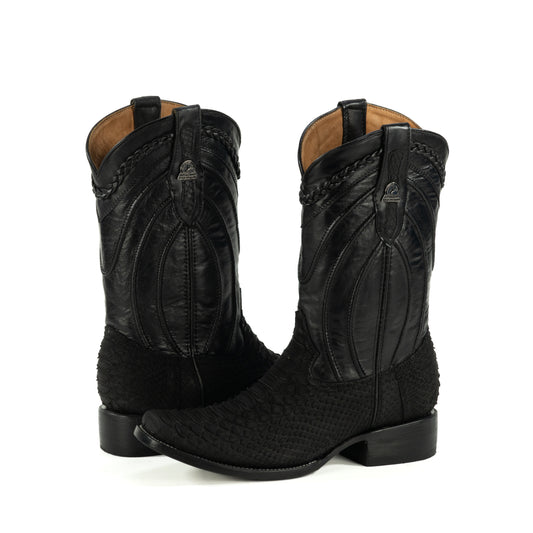 DUBAI PYTHON NOBUCK NEGRO