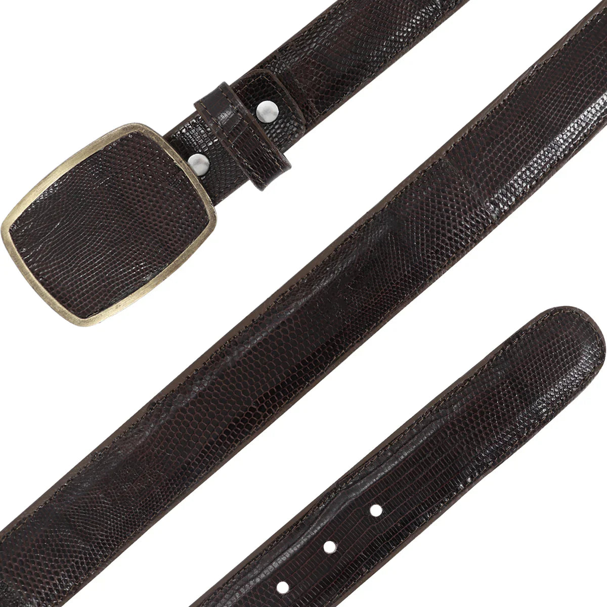 CINTURON HC PARA HOMBRE EN PIEL DE LIZZAR