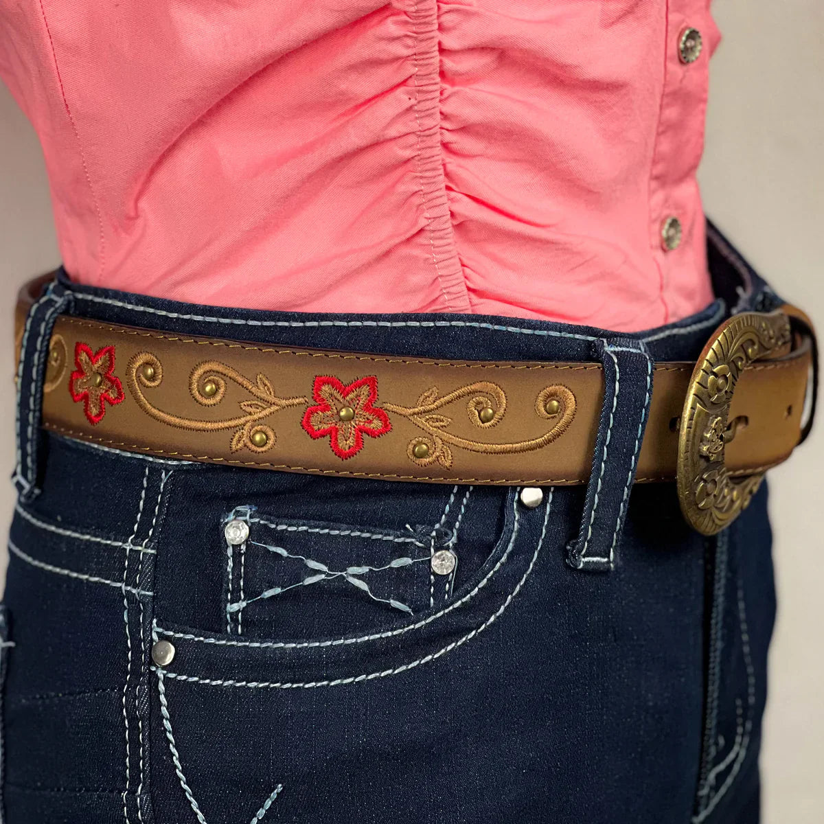 CINTO VAQUERO PARA DAMA MODELO ADORADA