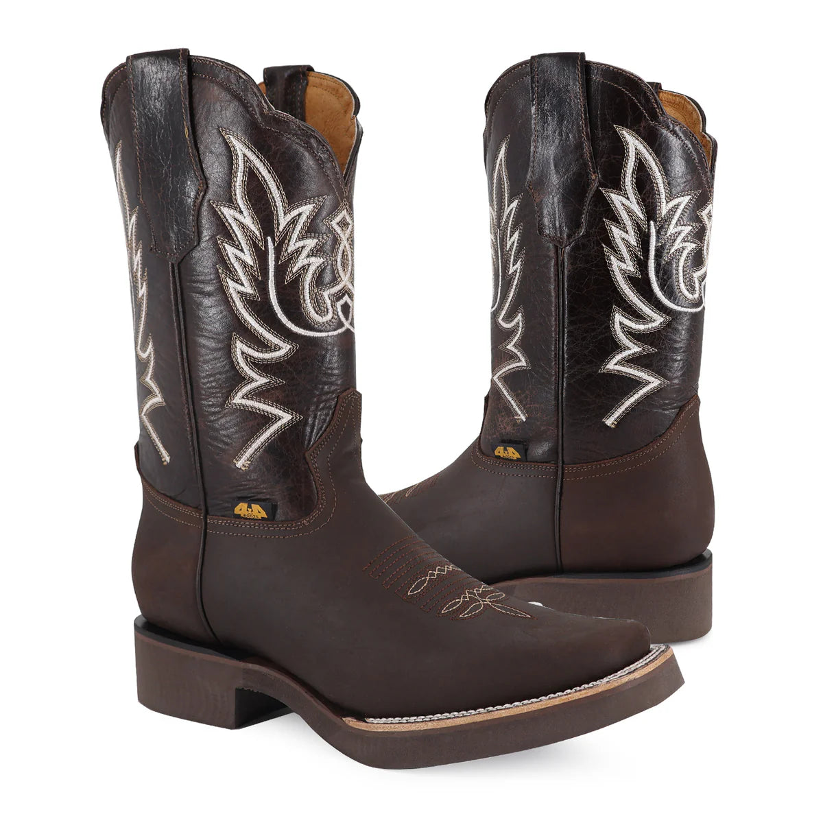 BOTA VAQUERA RODEO CRAZY SUELA POLIURETANO CHOCO