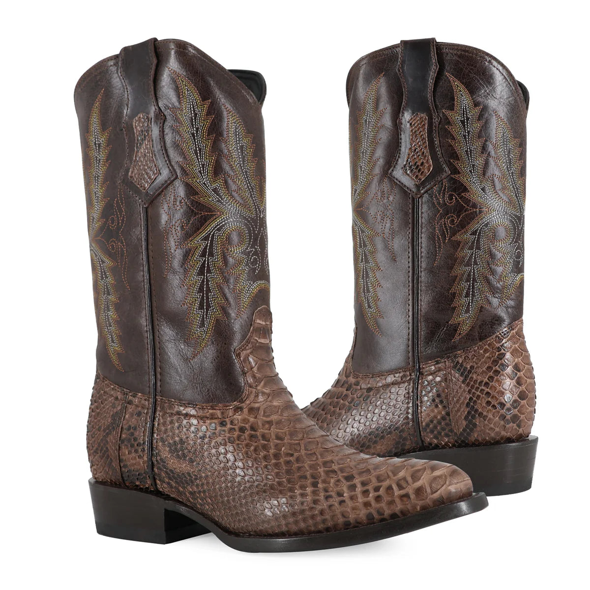 BOTA VAQUERA OVAL PITÓN CAFE