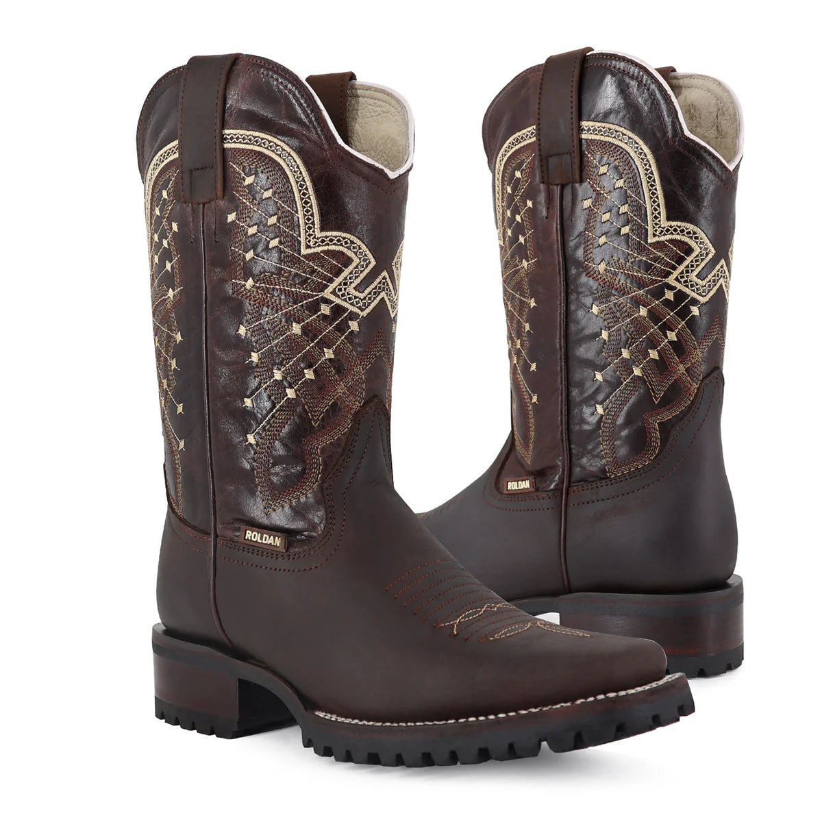 BOTA VAQUERA RODEO CRAZY SUELA TRUCK CHOCO