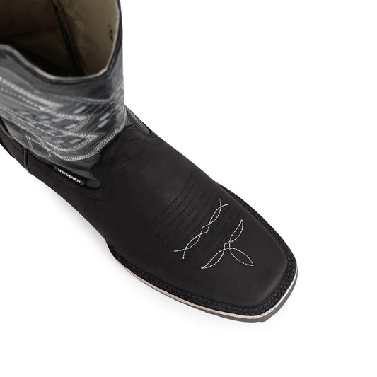 BOTA VAQUERA RODEO RES GOLD NEGRO