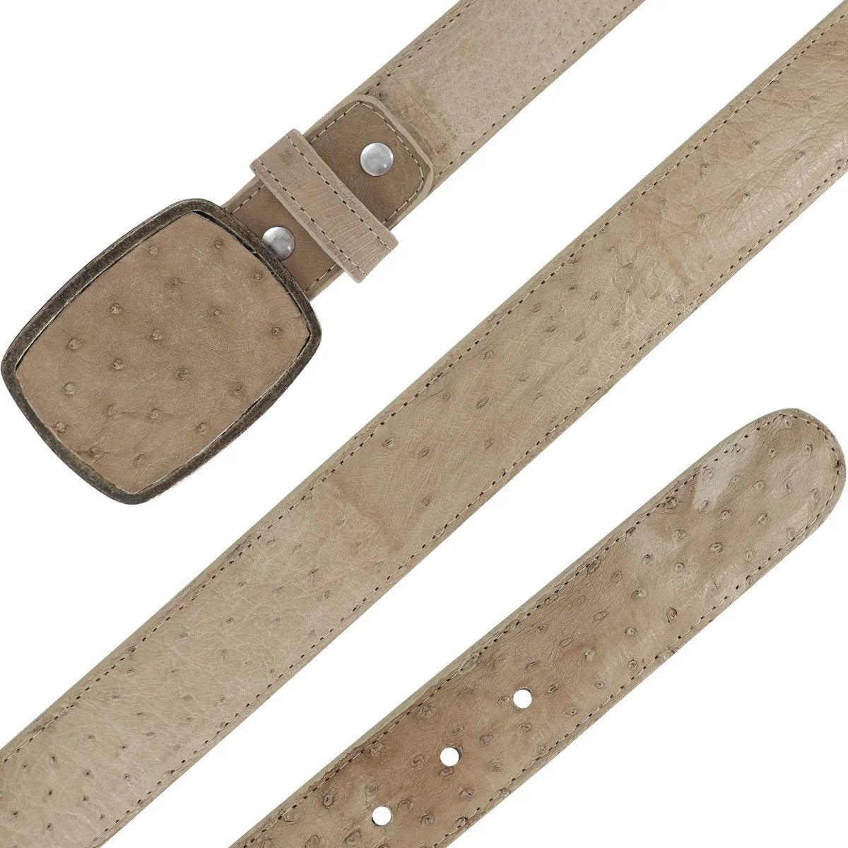 CINTURON HC PARA HOMBRE EN PIEL DE AVESTRUZ