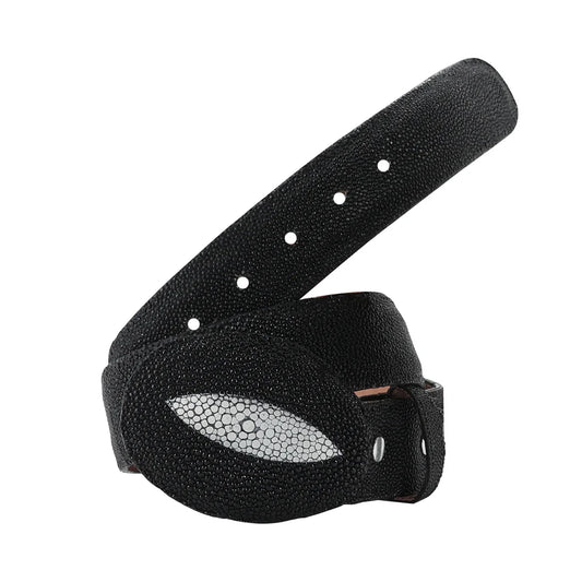 CINTURON HEBILLA VAQ PARA HOMBRE EN PIEL DE MANTARRAYA