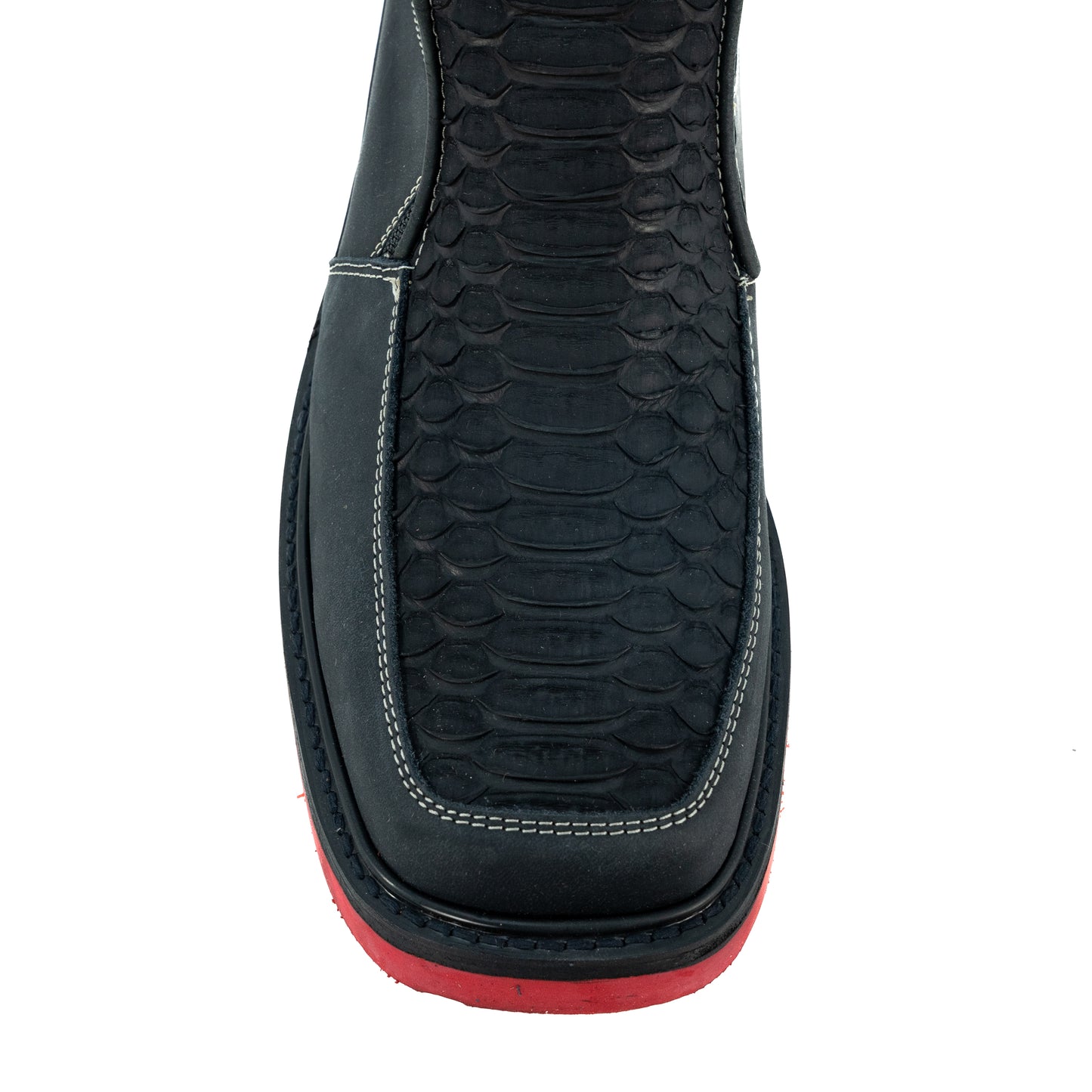 MACHO PYTHON NEGRO SUELA ROJA