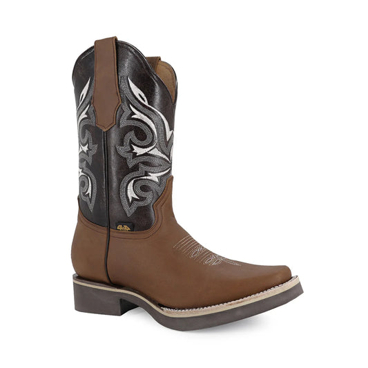 BOTA VAQUERA RODEO CRAZY SUELA POLIURETANO MIEL