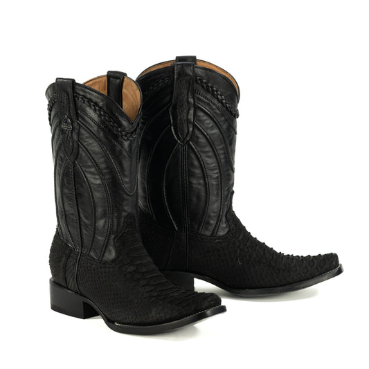 DUBAI PYTHON NOBUCK NEGRO