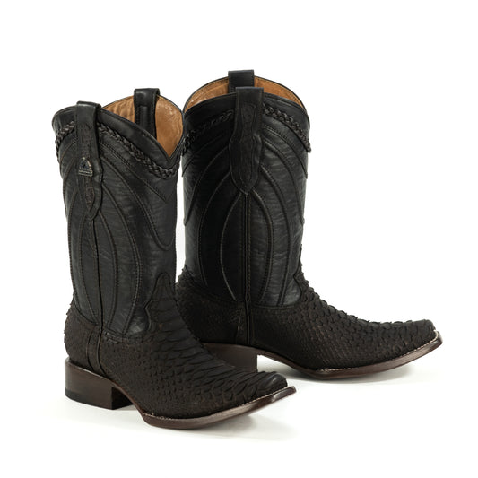 DUBAI PYTHON NOBUCK TABACO